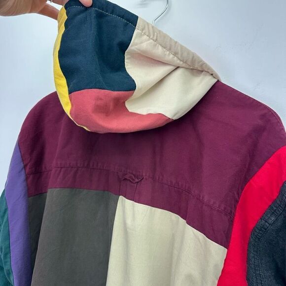 Carhartt Unisex Multicolored Patchwork Hooded Full Zip Jacket - Picture 15 of 16